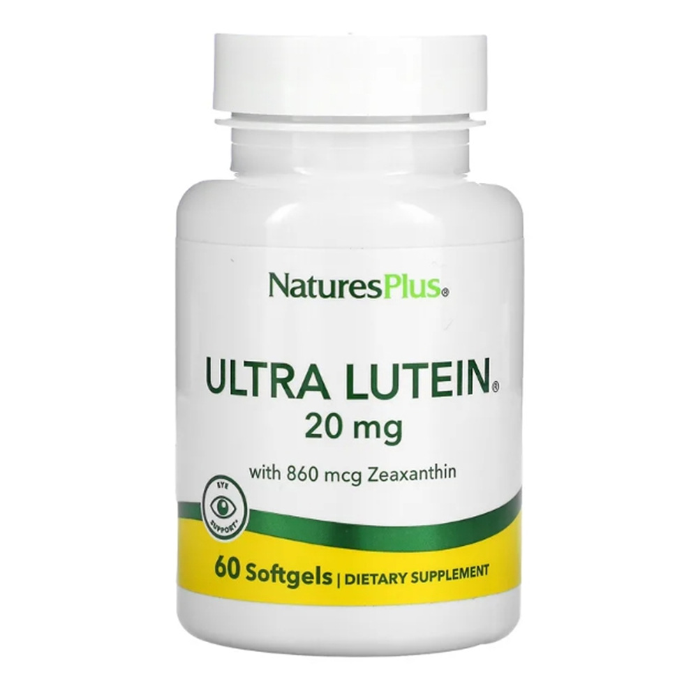<b>Natures Plus</b> - <b>Lutein</b> 네이쳐스플러스 울트라 루테인 20mg 60정