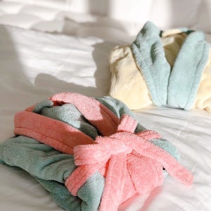 포근한 로브 목욕가운