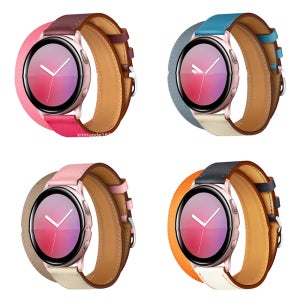 삼성 갤럭시워치 액티브2 40mm 44mm /20MM 더블서클 고급가죽 시계줄