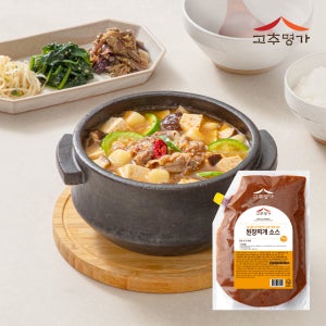 고추명가 된장찌개 소스 2kg 재래식숙성 찌개용 식당업소용 고기집 가정집