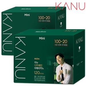 카누 미니 디카페인 120T 2개 총240T