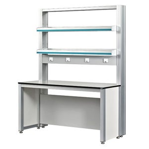 알루미늄 벽면 실험대 선반형 / BKA-C1875