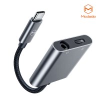 [맥도도] USB C to 3.5mm 오디오 AUX + C타입 충전 듀얼 젠더