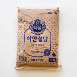 백설 하얀설탕 15kg 백설탕 정백당