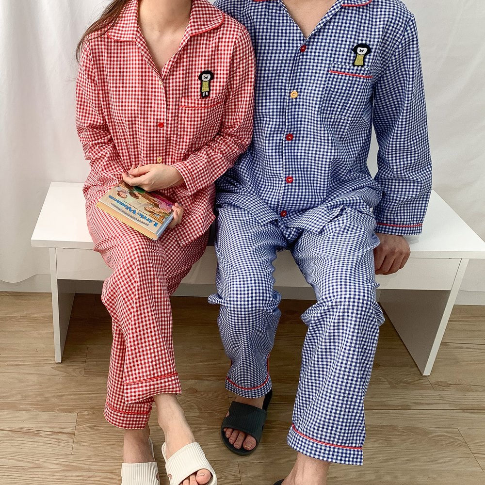 더롤리폴리 파자마쇼핑몰 체크 레드 10대 친구선물