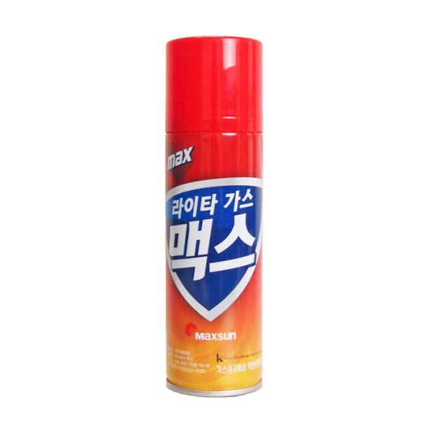 맥스부탄 라이터 가스 충전용 리필 부탄가스 터보