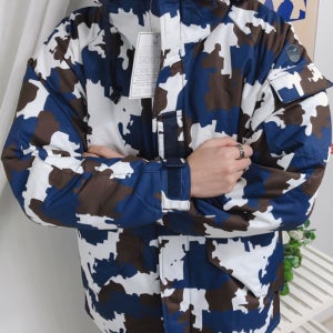 쉐도우 다크 카모 기능성 방수 방풍 후드 항공패딩점퍼 480