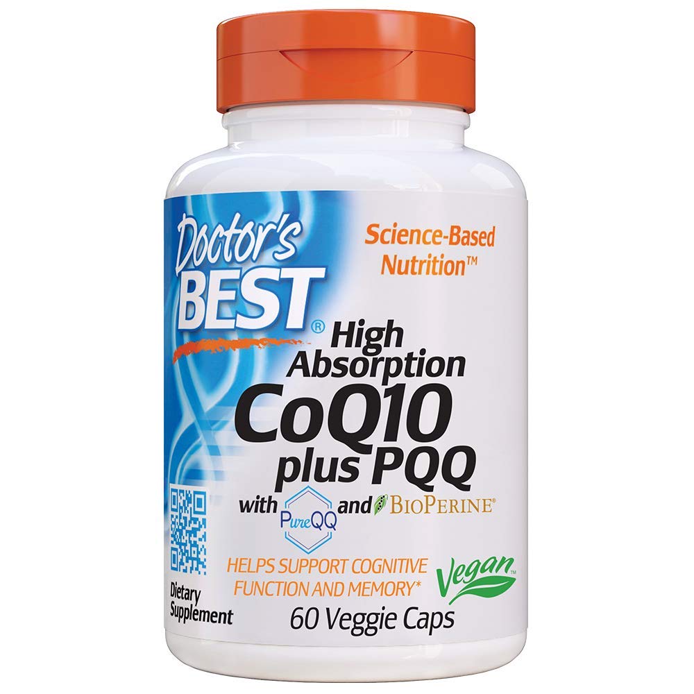 닥터스베스트 하이 흡수 <b>CoQ10 플러스 PQQ</b> 60베지캡슐 코엔자임큐텐