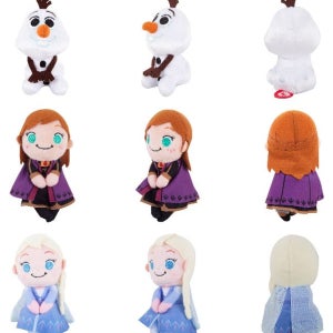 [타카라토미아츠] 겨울왕국2 촛코리상 인형 3종 - 엘사, 안나, 올라프