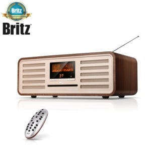 브리츠 BZ-T8800 진공관 블루투스 스피커 오디오 라디오 CD 알람 USB AUX