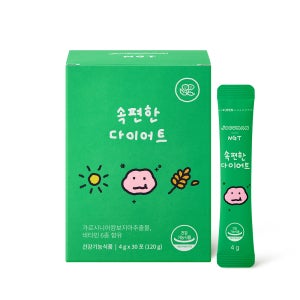 네츄럴굿띵스 속편한 다이어트 30포 1박스 가르시니아 내장지방 컷팅 보조제 살빠지는 체지방 남자 효소