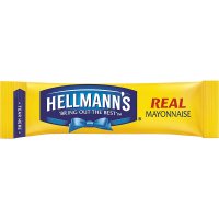 헬만즈 일회용 투 고 패킷 리얼 마요 마요네즈 0.38oz(10.6g) 10개 6팩 Hellmann’s Real Mayonnaise