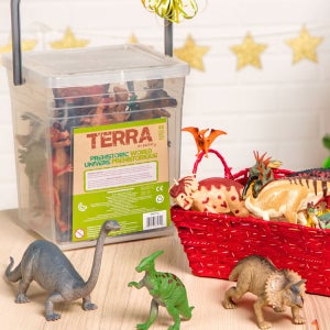 테라 버켓 60피스 바다 생물 공룡 정글 농장 동물 피규어 소품 60개