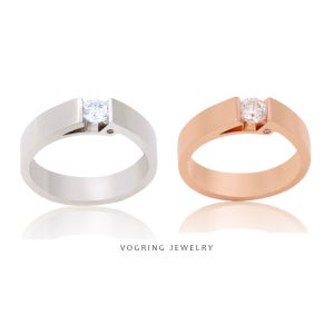 어퍼스 18k커플링 (메움) 결혼 웨딩 밴드