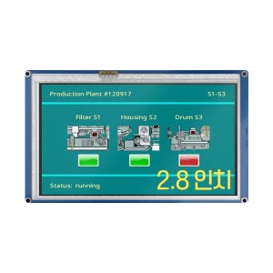 감압식터치,2.8인치 NX3224T028