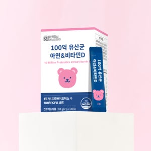 어린이 100억 유산균 프로바이오틱스 아연 비타민D 장인정신에브리데이 30포, 1개