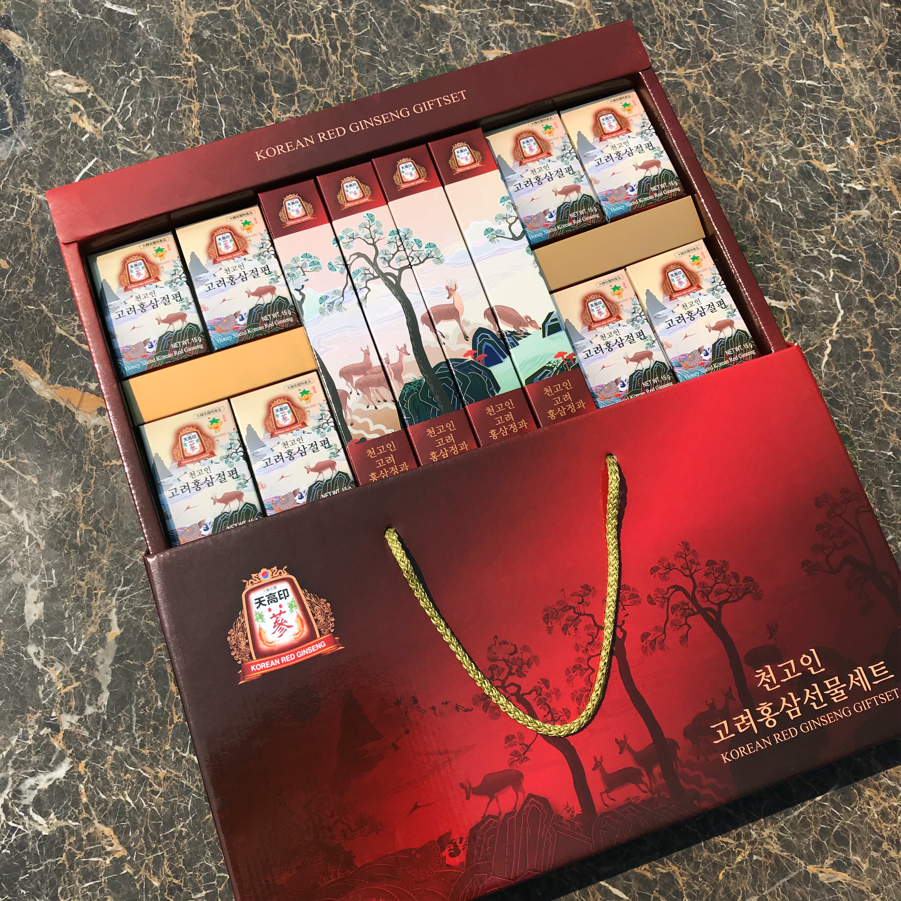 홍삼정과 홍삼절편 고려홍삼정과+절편선물세트 명절 어버이날 설 추석 상견례 선물 천고인