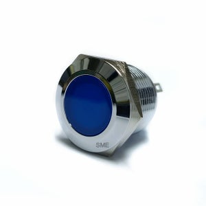 QN19-LED-BU 19파이 방수 메탈 시그널 램프 LED 인디케이터 IP65