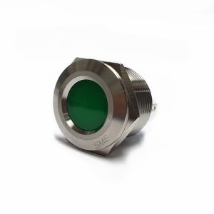 QN22-LED-G 22파이 방수 메탈 시그널 램프 LED 인디케이터 IP65