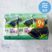 풀무원 참기름 재래김 도시락김 9봉