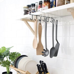 주방 씽크대 커피잔 머그 컵 국자 조리도구 정리대 거치대 걸이