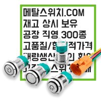 LED 스위치 푸쉬스위치 크롬 니켈 온오프스위치 DC switch 300종