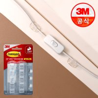 3M 코맨드 훅 전선 후크 투명 클립 멀티팩(10입)