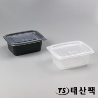 일회용 죽용기 대 M-1317C 800㎖ 사각 죽 포장 용기