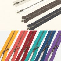 소잉데일리]YKK 앤틱 금속 지퍼 40종 10cm 15cm 20cm 25cm 30cm 40cm 50cm 고급 컬러 소잉 수선 리폼 소잉데일리(SD)