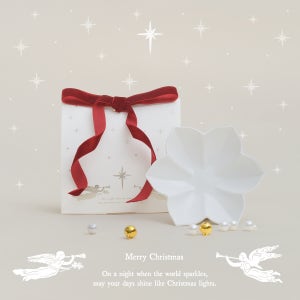 무자기 6잎 꽃 접시