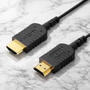 HDMI 유연한 케이블 부드러운 초슬림 카메라 모니터 연결선 0.6m, 1개