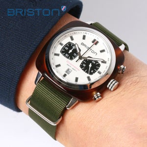 브리스톤 클럽마스터 크로노그래프 나토밴드시계 712S2NA 백화점AS