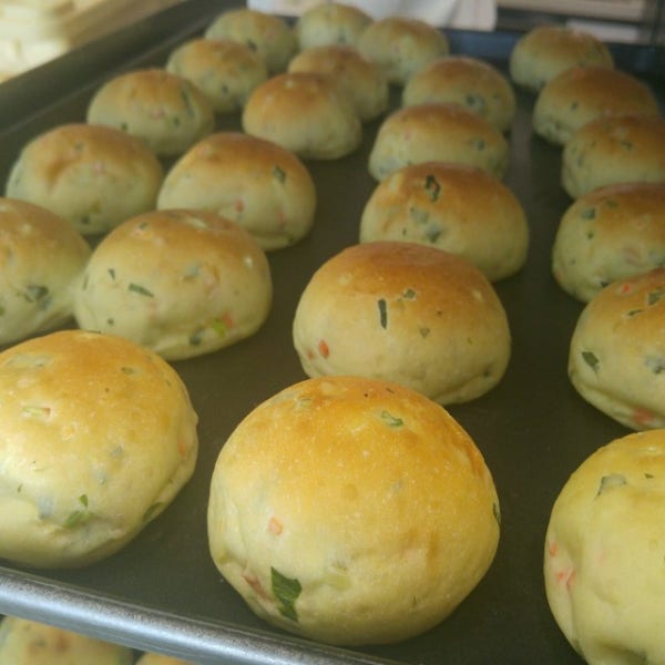 우리쌀 야채모닝빵, 야채식빵 택1 / 식사대용 아이간식 쌀빵 미앤밀 무염,무설탕