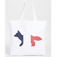 메종 키츠네 에코백 Maison Kitsune Tri-color Fox Tote Bag