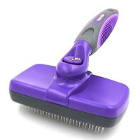 Hertzko Self Cleaning Slicker Brush 애견털 제거기 브러쉬