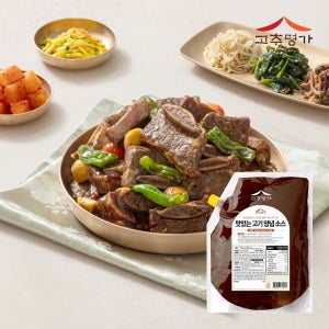 고추명가 맛있는 고기양념소스 갈비찜 불고기 LA갈비 돼지갈비 만능간장 2kg, 1개