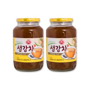 오뚜기 생강차 1kg 2개 힐링타임 생강청