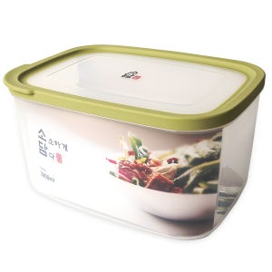 소담 직사각 7호 밀폐용기 반찬통 냉장고용기 3000ml