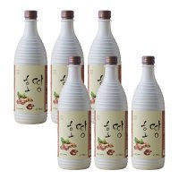 배혜정도가 땅콩막걸리 호땅 호두 막걸리 750ml x 6병 6%