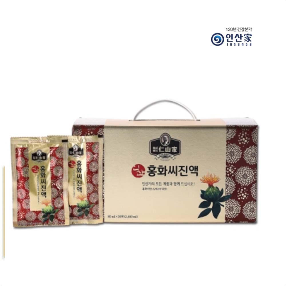 인산가 홍화씨진액 80mlx30팩/ 엑기스 장수 뼈건강