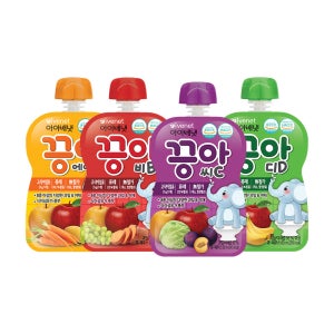 아이배냇 아기간식 끙아주스 5종[20팩] 끙아 젤리 2종 5박스