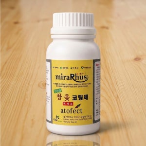 참옻칠 아토펙트 코팅제 500ml 연주합 연갈색 바니쉬 가구 원목 한옥 마루 한지