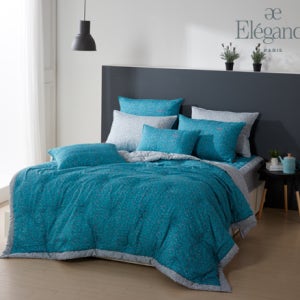 엘레강스파리 자넷(블루) 차렵이불 세트 , 사계절이불