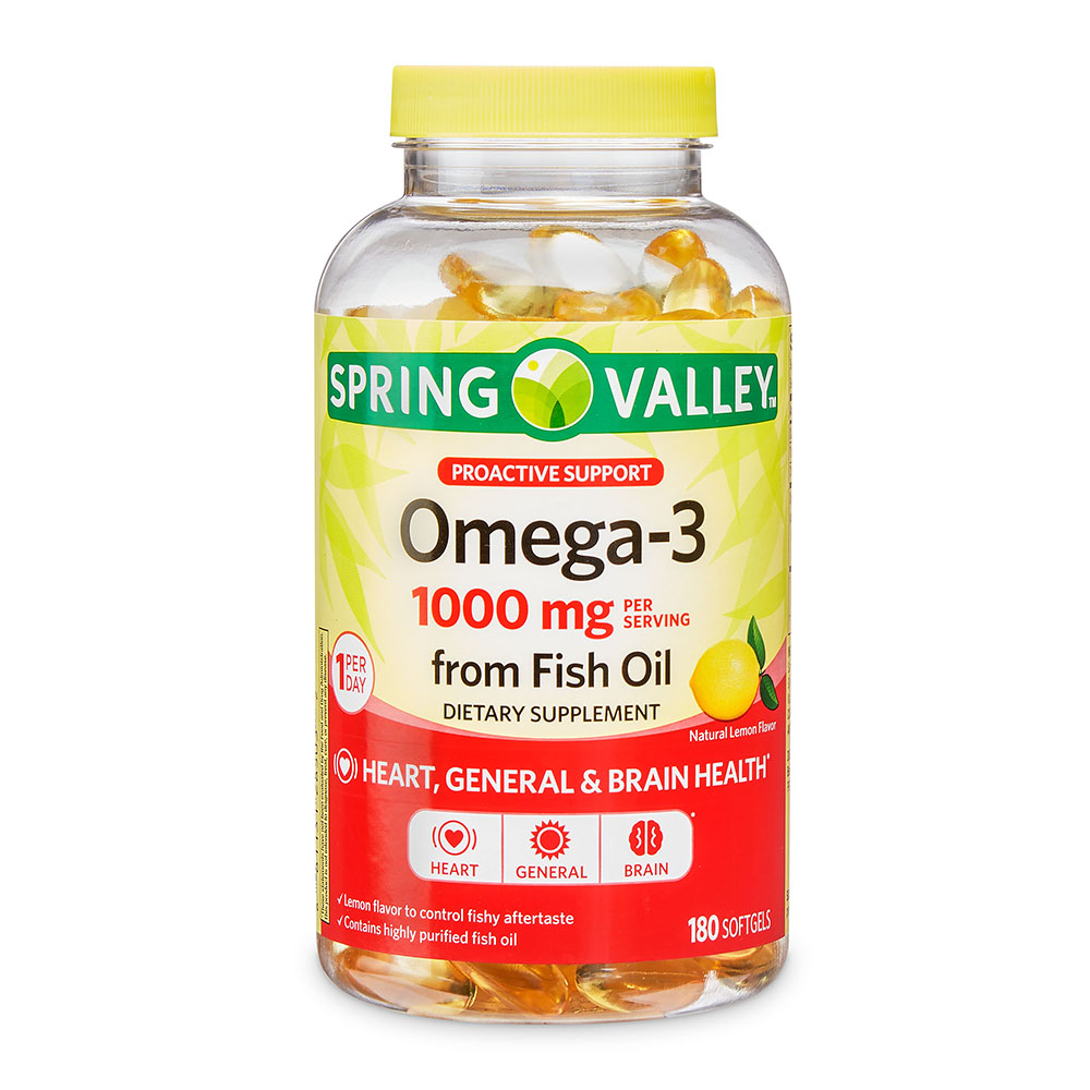 <b>스프링밸리</b> 오메가3 1000mg 180정