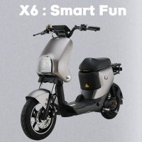 MOTOVELO 모토벨로 전동스쿠터 X6 전기자전거 48V 20Ah 정격 500W 10인치