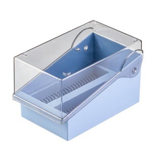 슬라이드 파일 쥬니어 스토리지 50개용 82X140X86mm 블루 HSI-M700-50B