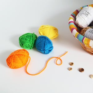 [만꾸] 봄 여름 톤 털실 미술 재료 만들기 (3종 택1)