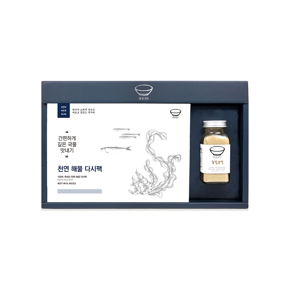 정성깃든 멸치 다시팩 2종 선물세트 명절 추석 설 돌답례품