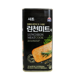 사조대림 사조해표 사조 런천미트쿡 1.81kg 1box( 1.81kg X 6개) / 대용량햄/ 부대찌개햄/ 업소용