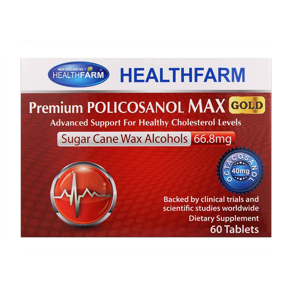 헬스팜 <b>프리미엄 폴리코사놀 맥스 골드</b> 66.8mg 60정